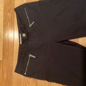 Black low waisted pants Michael Kor size 4 cotton